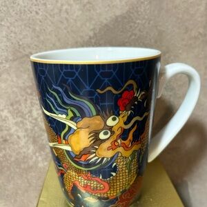 Dragon Motif Ceramic Mug - Multicolor